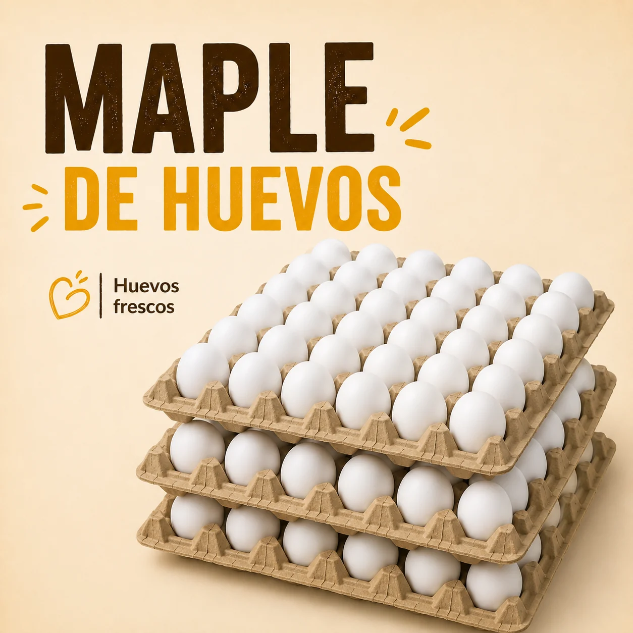 Maple de huevos
